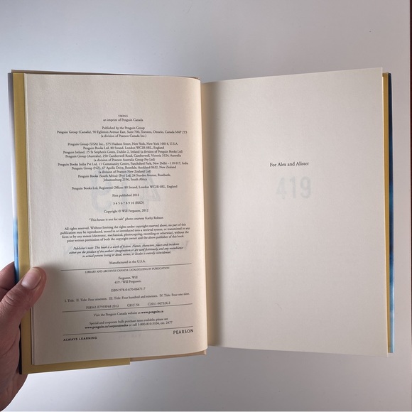 2/$30 -  419 by Will Ferguson - Picture 9 of 16